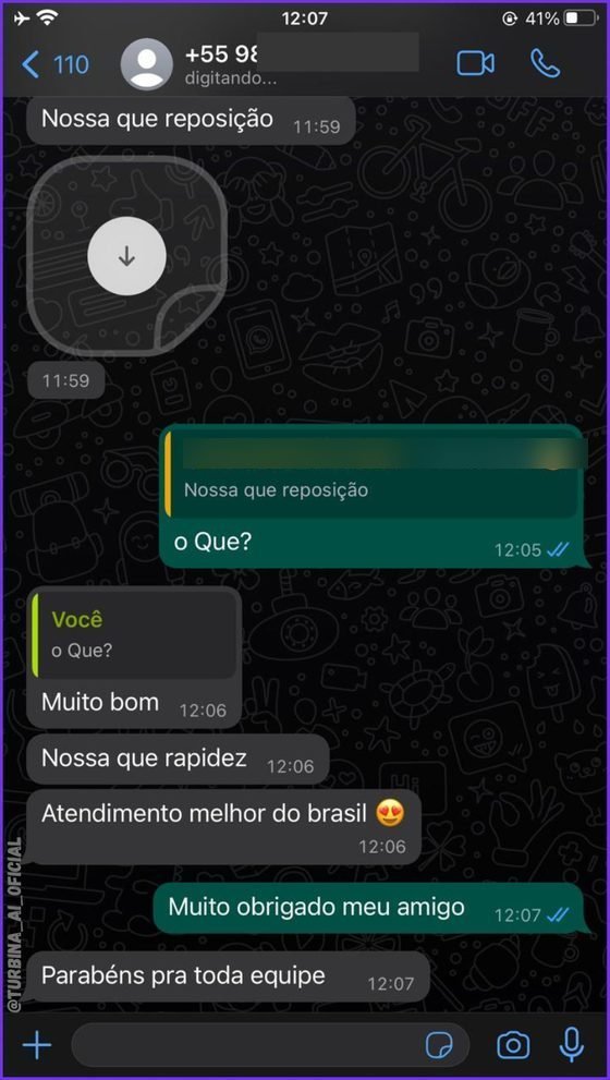Depoimento de cliente