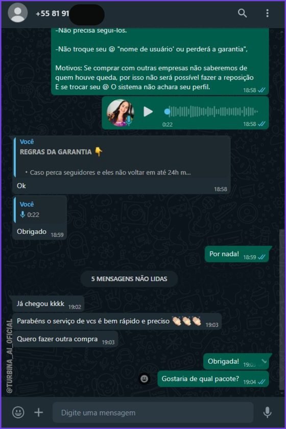 Depoimento de cliente